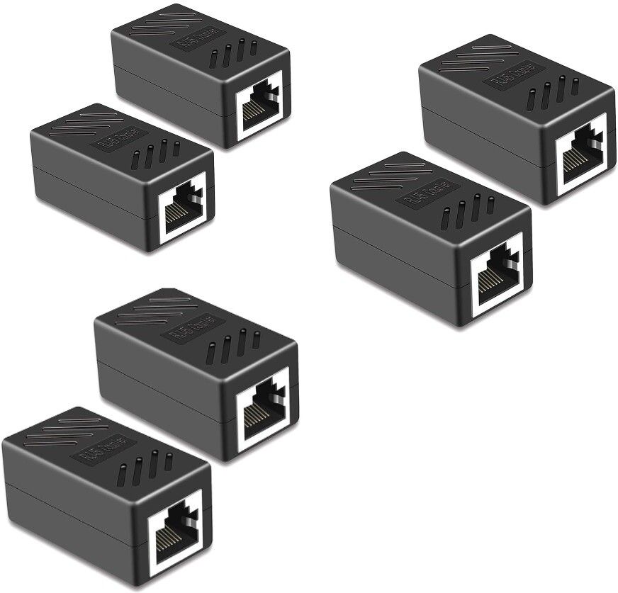 VS Mart RJ45 Network Coupler LAN Jointer Connector Extender Ethernet Wired Ethernet Lan Adapter compatible with Windows, Linux, Mac, Ubuntu-image-6