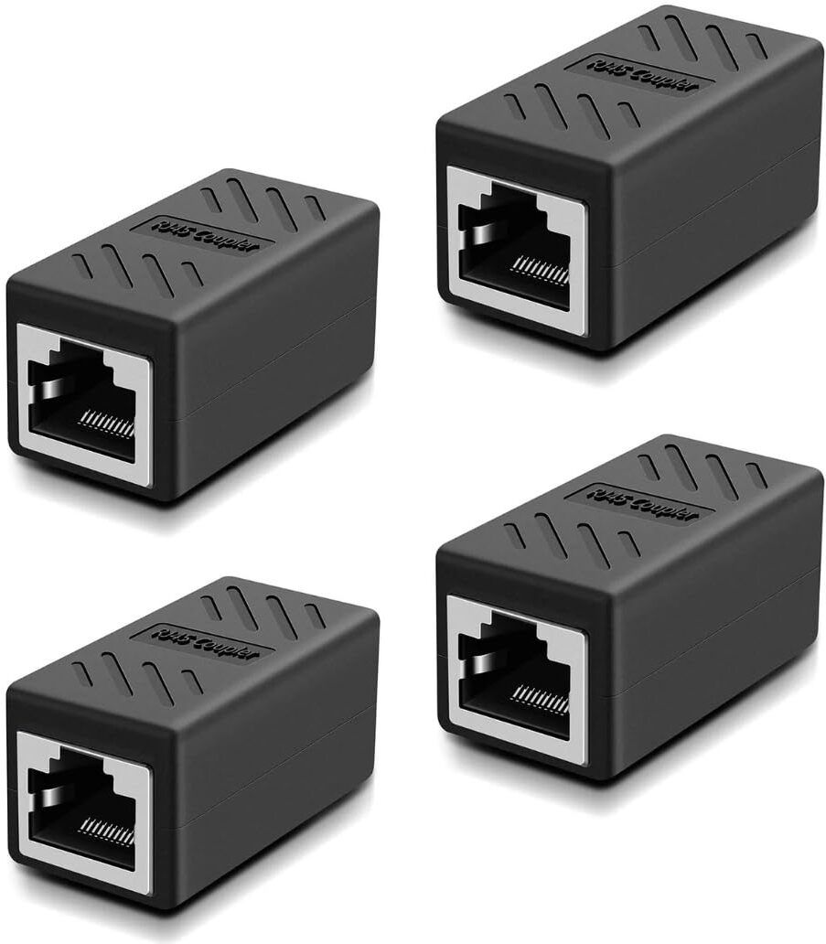 coolcold RJ45 Ethernet Coupler (Pack of 4) – LAN Extender Adapter Wireless Ethernet Lan Adapter compatible with Linux, Mac, Ubuntu, Windows-image-5