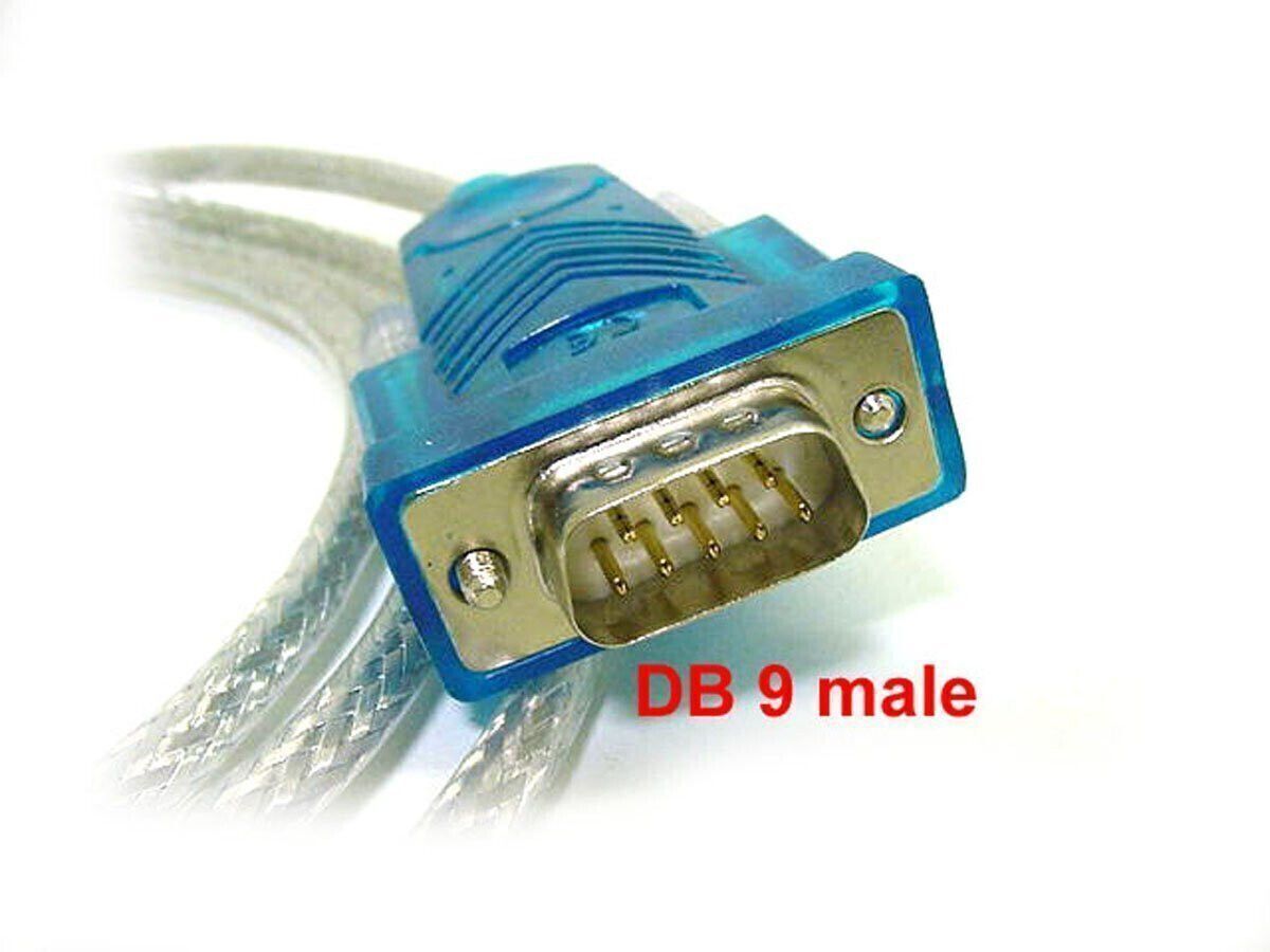 Akwor USB to RS232 Serial Converter DB9 9-Pin Cable for PDA Wired Ethernet Lan Adapter compatible with Windows-image-24