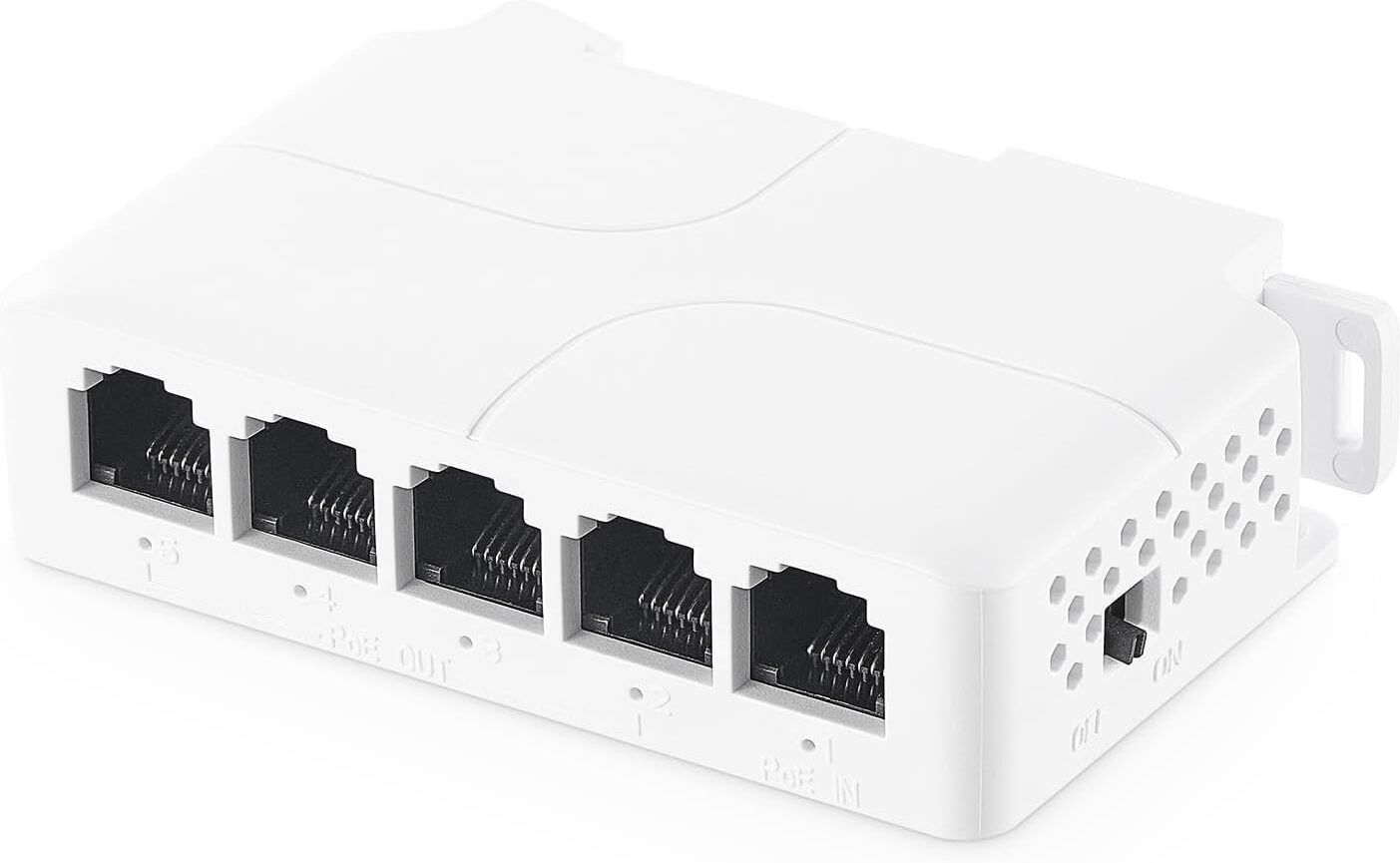 higadget PoE Extender 1-in Uplink 4-Out Extension Networking Device - Wired Ethernet Lan Adapter compatible with Linux, Mac, Ubuntu, Windows-image-9