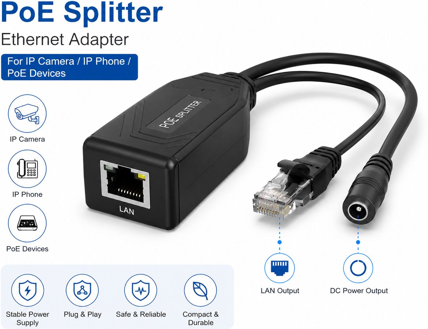 VS Mart VSM-POE-SPT-001 Wired Ethernet Lan Adapter compatible with Windows-image-8