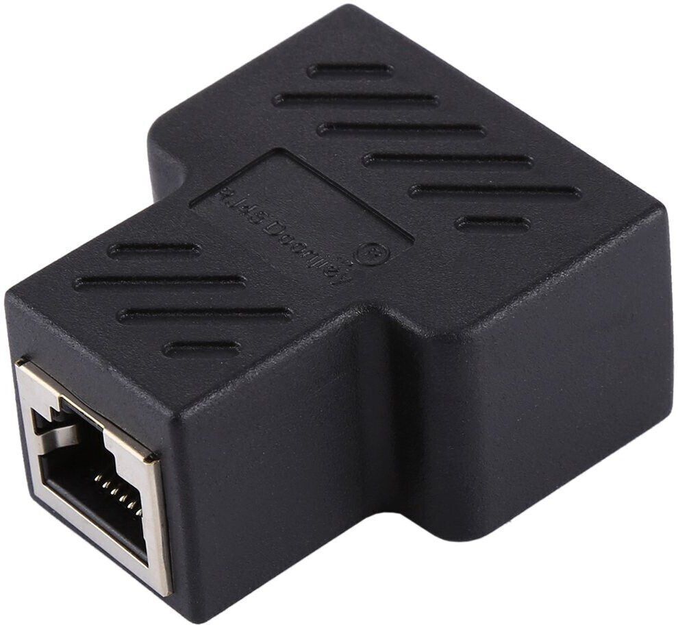 BKC RJ45 Ethernet Splitter 1 Male to 2 Female Adapter Wireless Ethernet Lan Adapter compatible with Windows-image-49