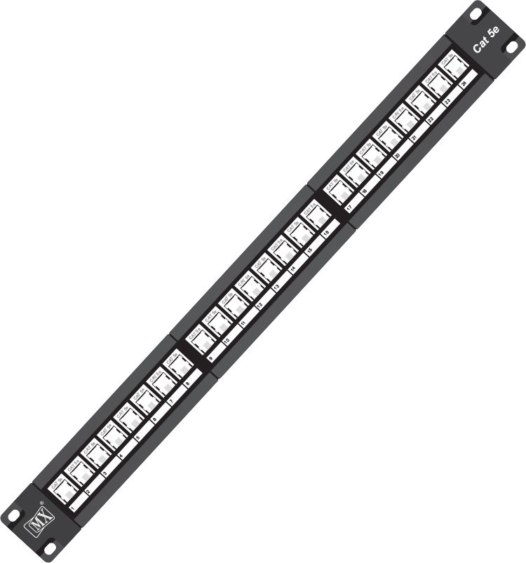 MX 24 Port CAT5E Patch Panel with IO Without Shutter & Cable Management System Wireless Ethernet Lan Adapter compatible with Mac, Linux, Windows-image-14
