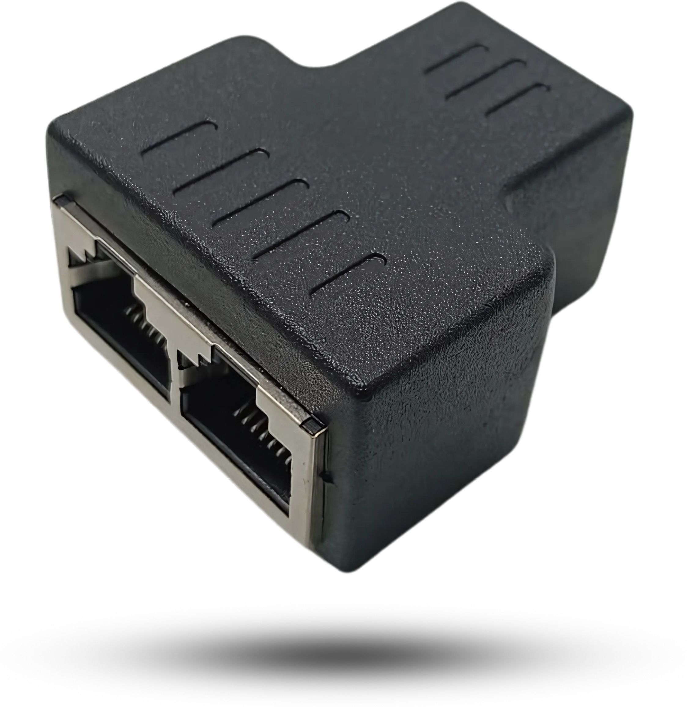 Octec J45 Ethernet Splitter 1 to 2 Way LAN Female Laptop | Desktop | Modem | Router Wired Ethernet Lan Adapter compatible with Windows, Linux, Mac-picture-37