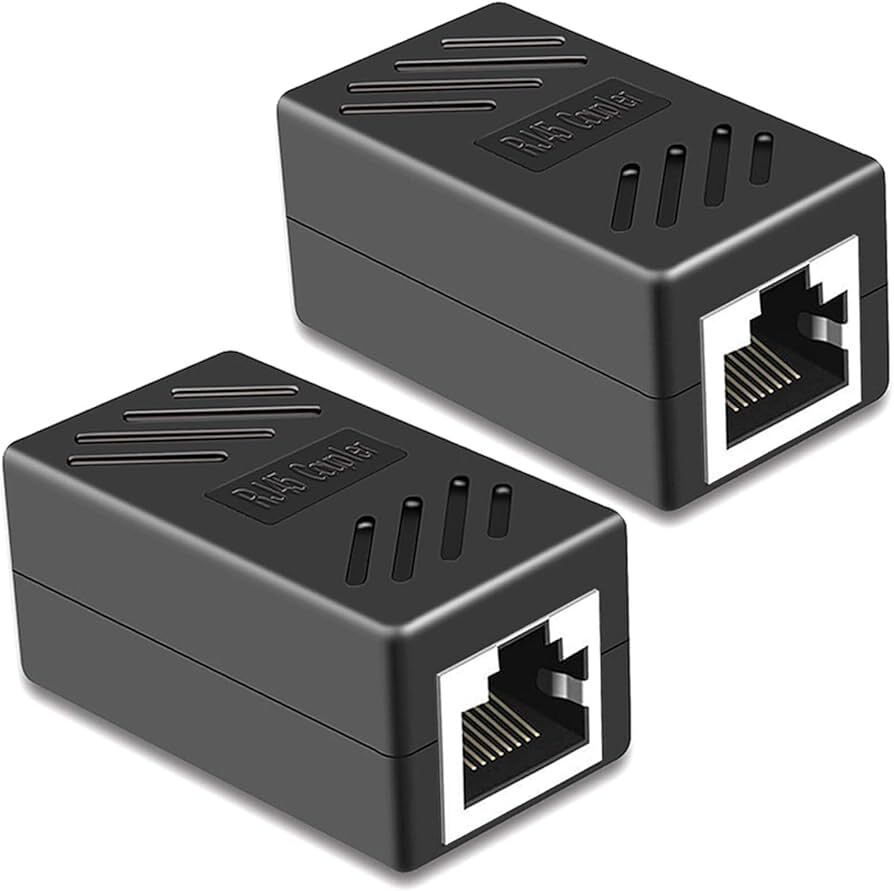 VS Mart RJ45 Network Coupler LAN Jointer Connector Extender Ethernet Cat6 Cat5e Cat5 Wired Ethernet Lan Adapter compatible with Windows, Linux, Mac, Ubuntu-image-5