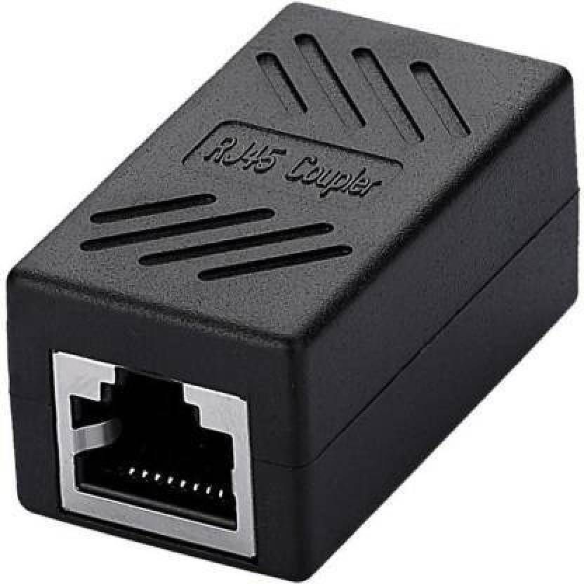 VYAR RJ45 Female To Female Ethernet LAN Cable/Connector/Coupler/Jointer Wired Ethernet Lan Adapter compatible with Windows, Linux, Mac