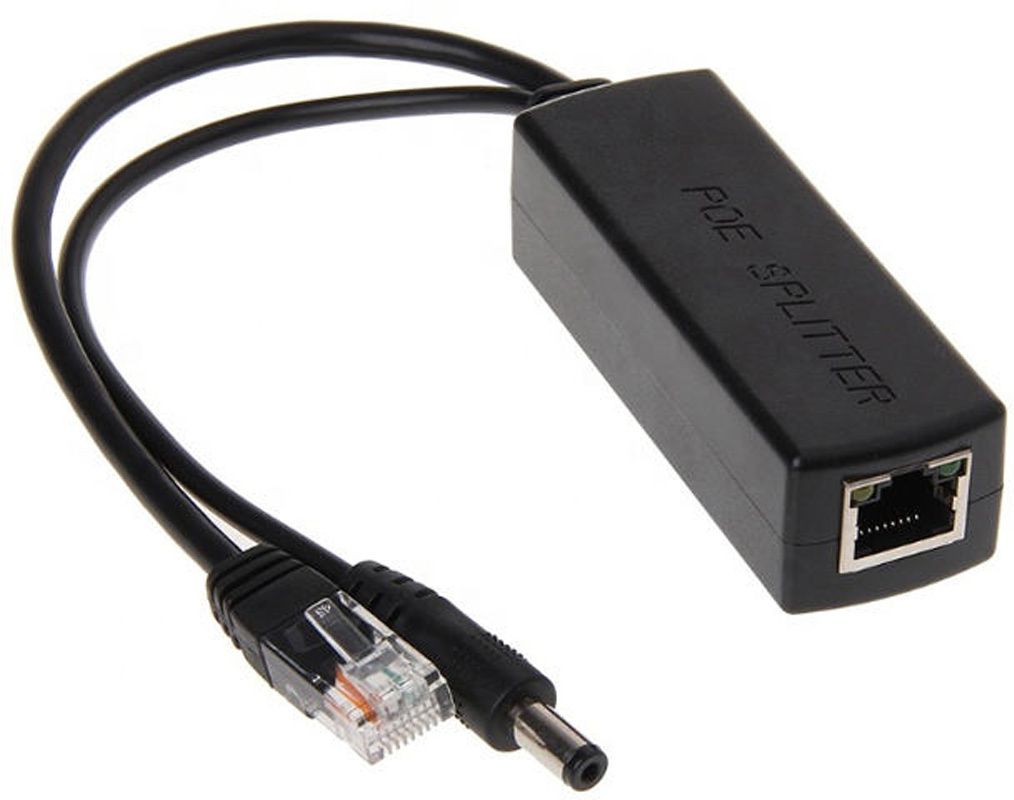 Imaashi Active 48V to 12V PoE Splitter Compatible with IP Cameras, IP Phones Etc Wireless Ethernet Lan Adapter compatible with Windows-image-1