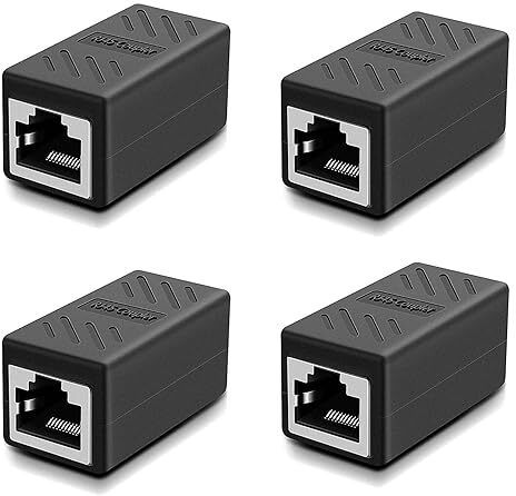 WiredCom RJ45 Female to Female Coupler (PACK OF 4) Lan Adapter-image-30