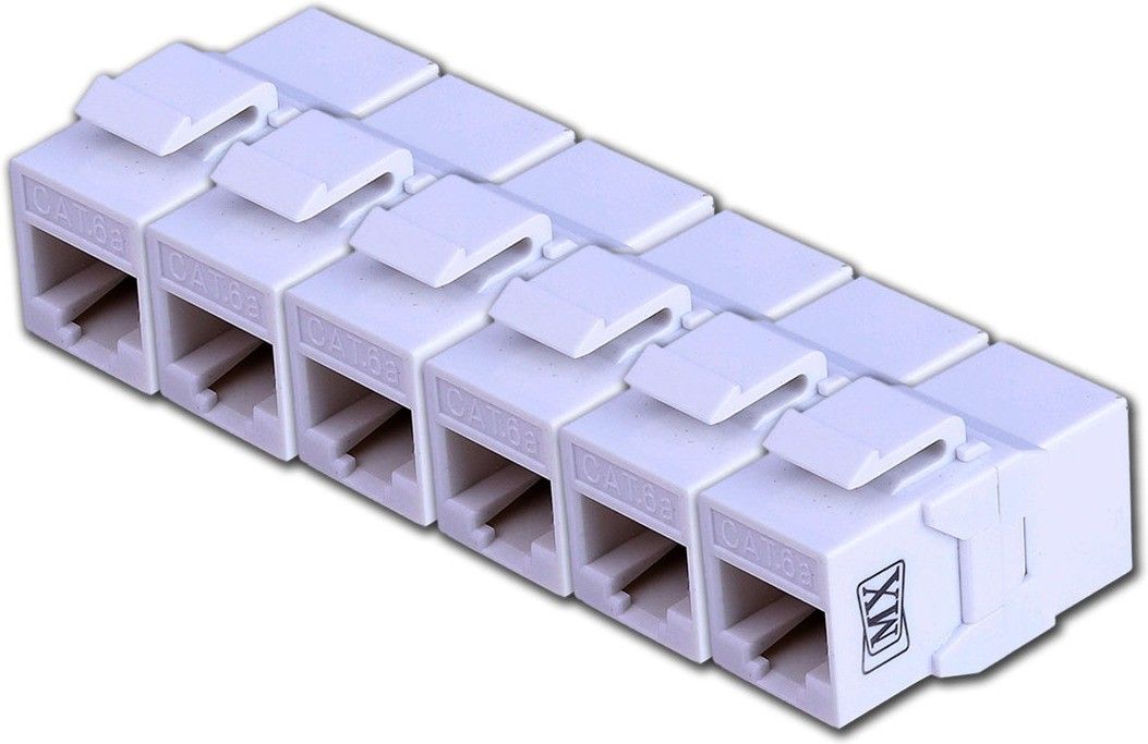 MX UTP Cat6 Inline Coupler Inline LAN F/F Extender Plug (Pack of 6) Lan Adapter-image-15
