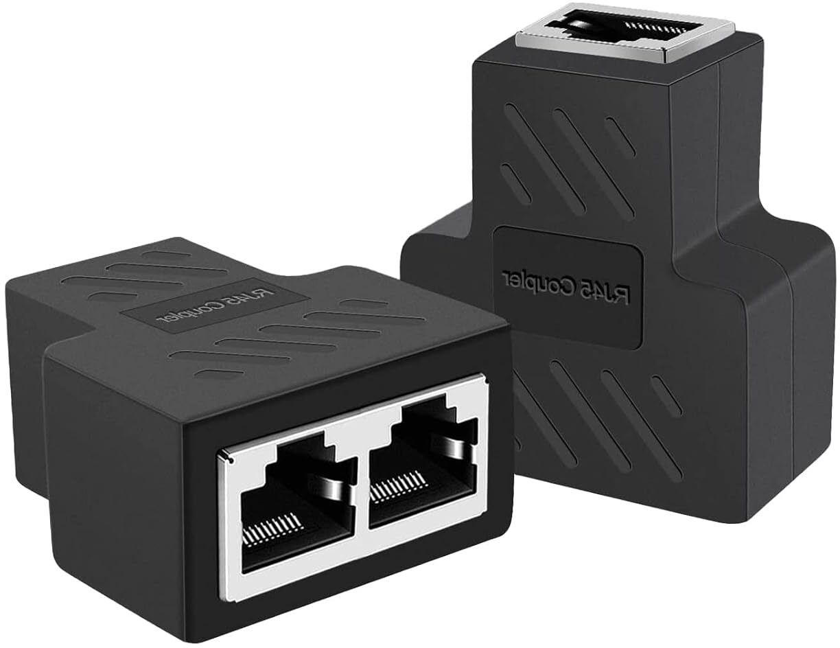 RyzCare RJ45 Splitter,Ethernet Splitter, RJ45 Splitter Adapter LAN Network Adapter Lan Adapter-image-22