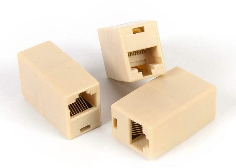 TAAPSEE 3pcs RJ45 CAT5 Coupler Plug Network LAN Cable Extender Connector Adapter Lan Adapter-picture-35