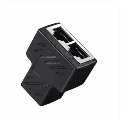 RyzCare RJ45 Network 1 to 2 Port Ethernet Adapter Splitter Lan Adapter