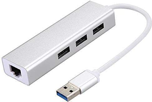 DooBuy Power Cord 0.2 m USB LAN 3 Port HUB USB 3.0 to RJ45 Ethernet LAN Adapter with 3 Port USB Hub USB to Ethernet LAN Adapter l RJ45 LAN Network Adapter Support Windows 10/8.1/8/7/Vista/XP-image-32