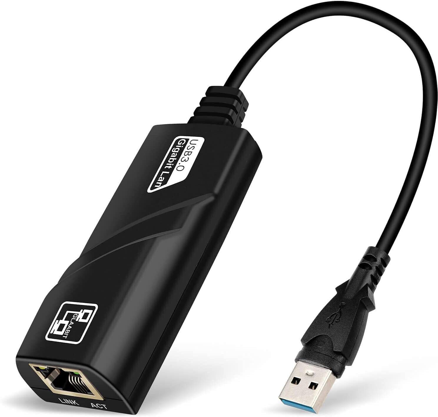microware USB 3.0 to Ethernet Adapter Network Wired Gigabit RJ45 LAN Converter 1000Mbps Lan Adapter-image-43