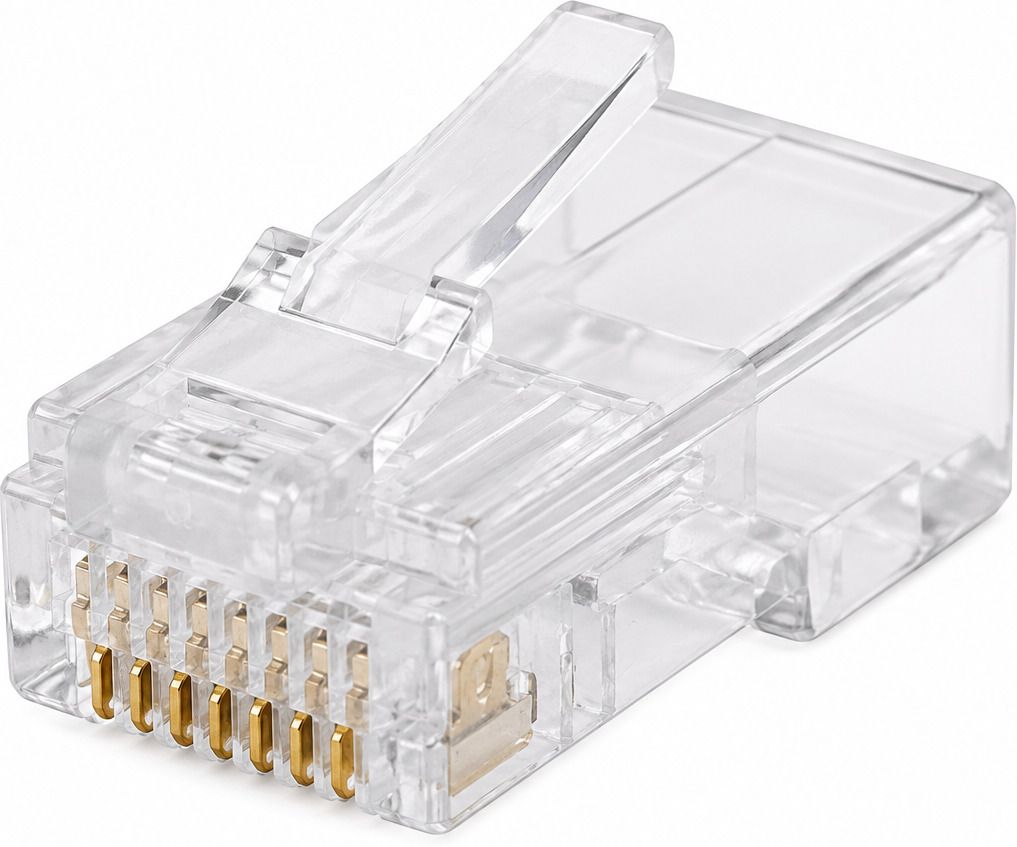 KSS RJ45 Cat6 Ethernet Connector | 100-Pack | 8P8C Modular Plug Ends Wired Ethernet Lan Adapter compatible with Linux, Mac, Ubuntu, Windows-image-35