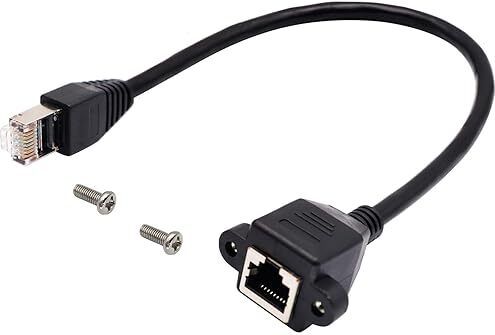 RuhZa Network Ethernet Cable Shielded Ethernet Network Connector Wired Ethernet Lan Adapter compatible with Windows-image-44