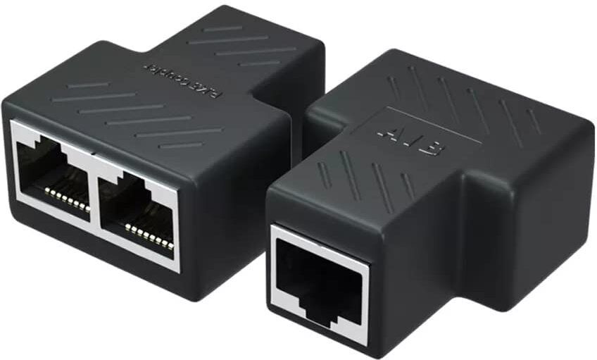 Forida RJ45 Ethernet Splitter Adapter 1 to 2 (Female to Female), Cat7/Cat6/Cat5e LAN Wired Ethernet Lan Adapter compatible with Linux, Mac, Windows-image-34
