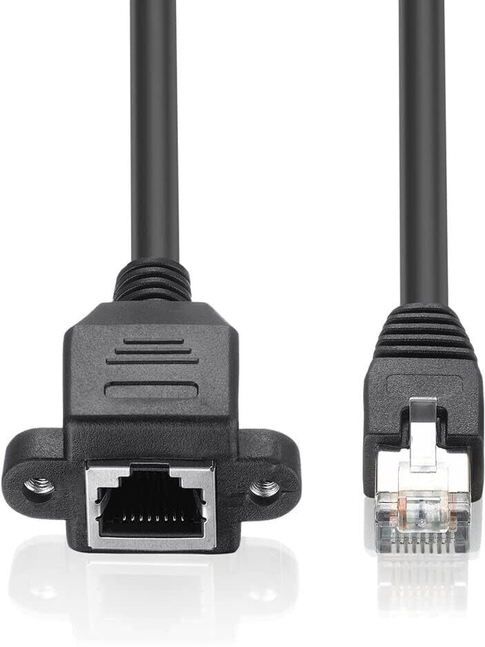 OG X NEXSA RJ45 LAN Network Adapter Male to Female Shielded Screw Extension Cable Lan Adapter-image-42