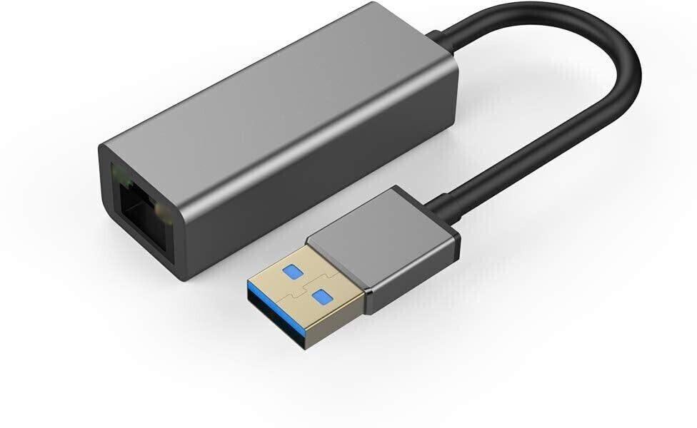 BKC USB 3.0 to Ethernet Adapter 1 Gbps RJ45 LAN Wired Ethernet Lan Adapter compatible with Windows, Linux, Ubuntu