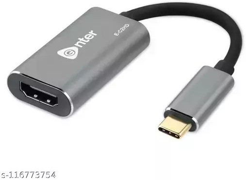 Enter Type C to HDMI Adapter Model : E-C2HD Lan Adapter image 1