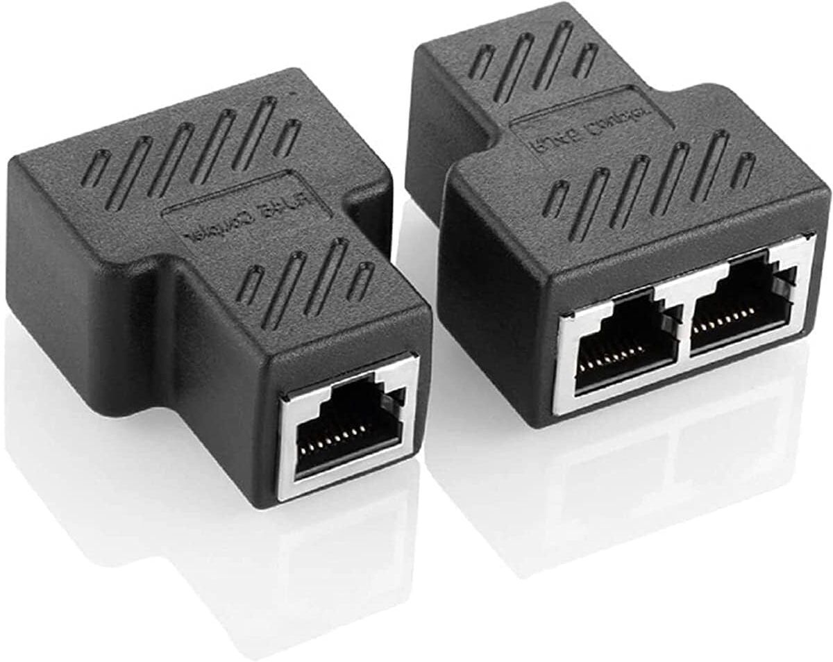 Silkland LAN Network Internet Splitter 1 to 2, Ethernet Cable &LAN Wireless Ethernet Lan Adapter compatible with Windows-image-8