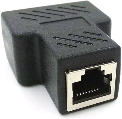VOOCME 1 to 2 Ethernet Splitter Coupler Wired Ethernet Lan Adapter compatible with Mac, Windows-picture-33