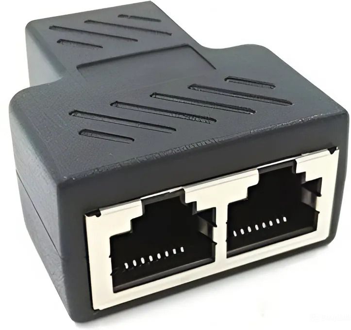 Sancy RJ45 Ethernet Splitter Adapter 1 Male to 2 Female Lan Adapter-image-48