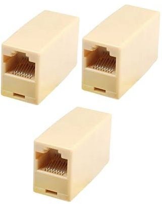 TAAPSEE 3Pack RJ45 CAT5 Coupler Plug Network LAN Cable Extender Connector Adapter Lan Adapter-image-17