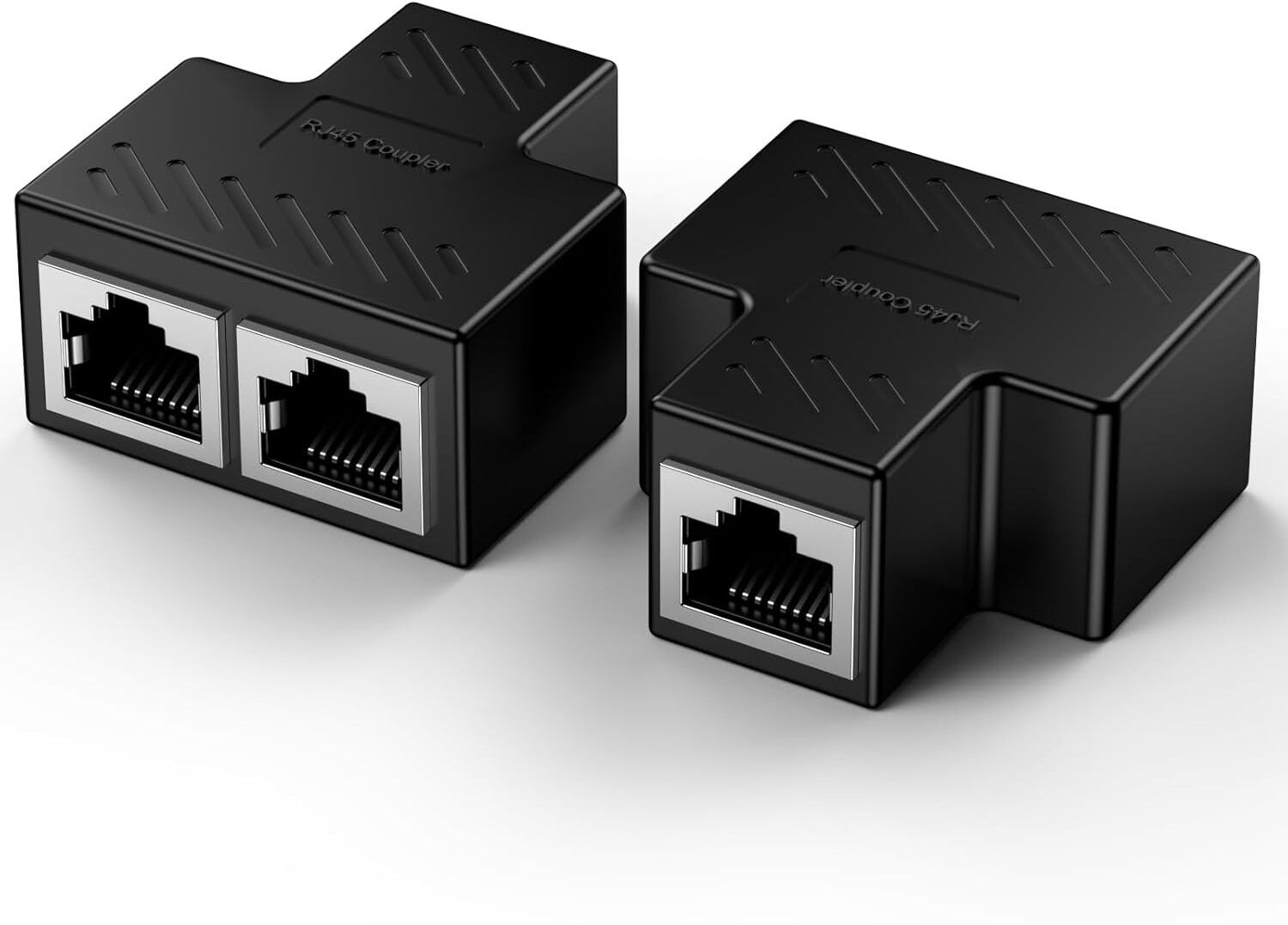 VOOCME LAN / rj45 /ethernet Splitter 1 to 2 Female 8P8C Network Plug Coupler... Wired Ethernet Lan Adapter compatible with Windows, Mac, Linux-image-4