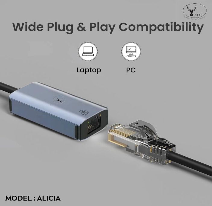 DIER CRAFTING PREMIER SOLUTIONS TYPE-C/USB3.0 TO GIGA LAN Wired Ethernet Lan Adapter compatible with Linux, Mac, Ubuntu, Windows-image-15