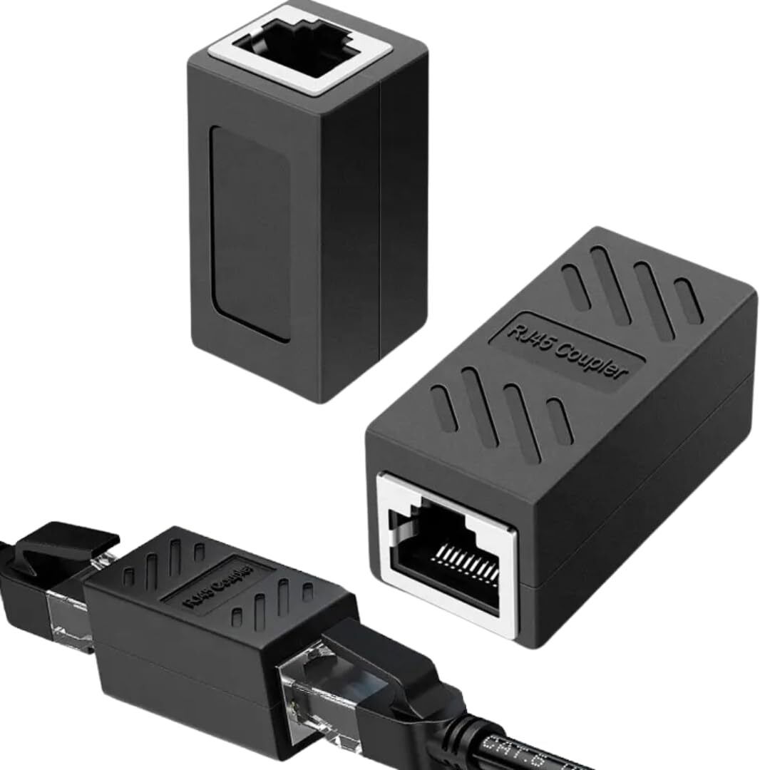 coolcold RJ45 Ethernet Coupler (Pack of 3) – LAN Extender Adapter Wireless Ethernet Lan Adapter compatible with Linux, Mac, Ubuntu, Windows-image-3