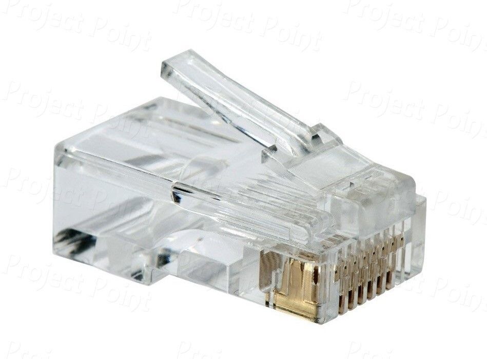 HIVEN Cat6 Rj45 Ends Connector, ethernet cable connecter Wired Ethernet Lan Adapter compatible with Windows