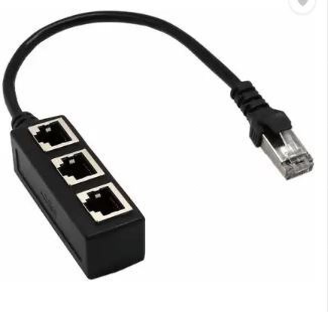 TECHGEAR RJ45 1 Male to 3 x Female LAN Ethernet Splitter Adapter Cable Suitable Wired Ethernet Lan Adapter compatible with Windows-image-34