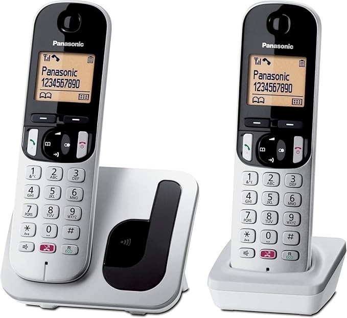 panasonic WIRELESS 1+1 INTERCOM WITH CALLER-ID & SPEAKER PHONE FACILITY Cordless Landline Phone image 1