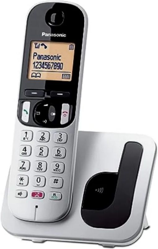 panasonic KX-TGC250 Digital Wireless Telephone Cordless Landline Phone (Sliver Black ) Cordless Landline Phone-picture-5