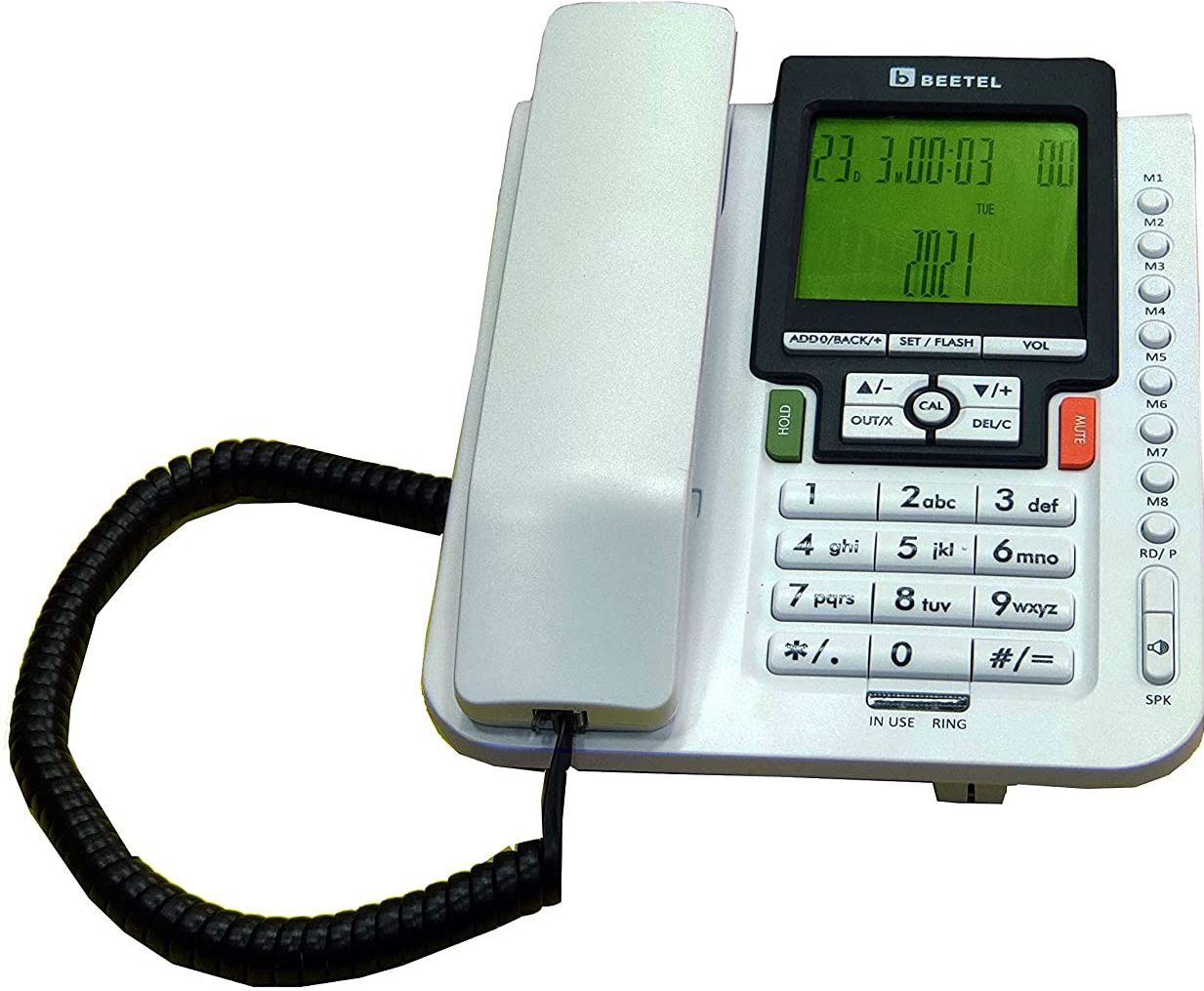 M71N Corded Landline Phone with Answering Machine