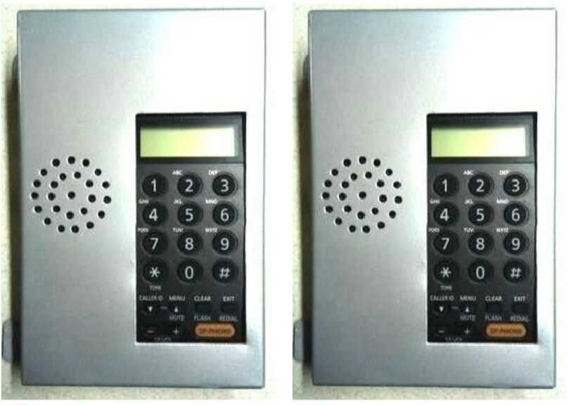 panasonic LIFT PHONE BLACK , SILVER (PACK OF 2 ) Corded Landline Phone with Answering Machine-picture-2