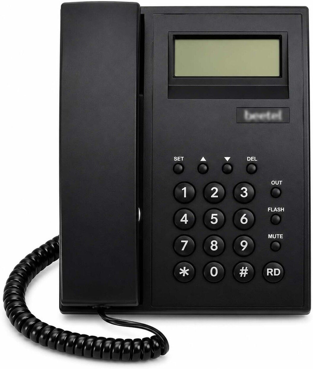 C51 Lcd Display,Caller ID,Redial & Mute Function Desk Phone with Numeric Keypad Corded Landline Phone with Answering Machine-image-30