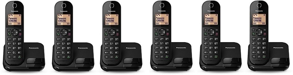 panasonic wireless intercom 6 lines with caller id & speaker Cordless Landline Phone-picture-4