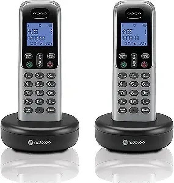 motorola T602 Cordless Phone System w/2 Digital Handsets, Speakerphone, and Call Block Cordless Landline Phone-picture-6
