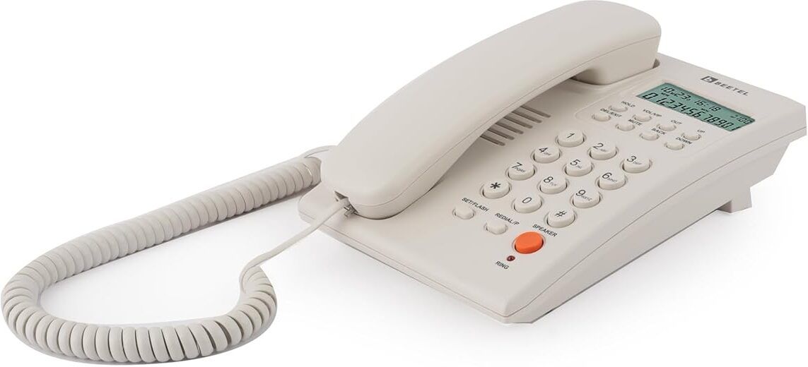 Newly Launched G30,TEC Certified,Caller ID LCD Display RingerLED,DTMF Compatible Corded Landline Phone