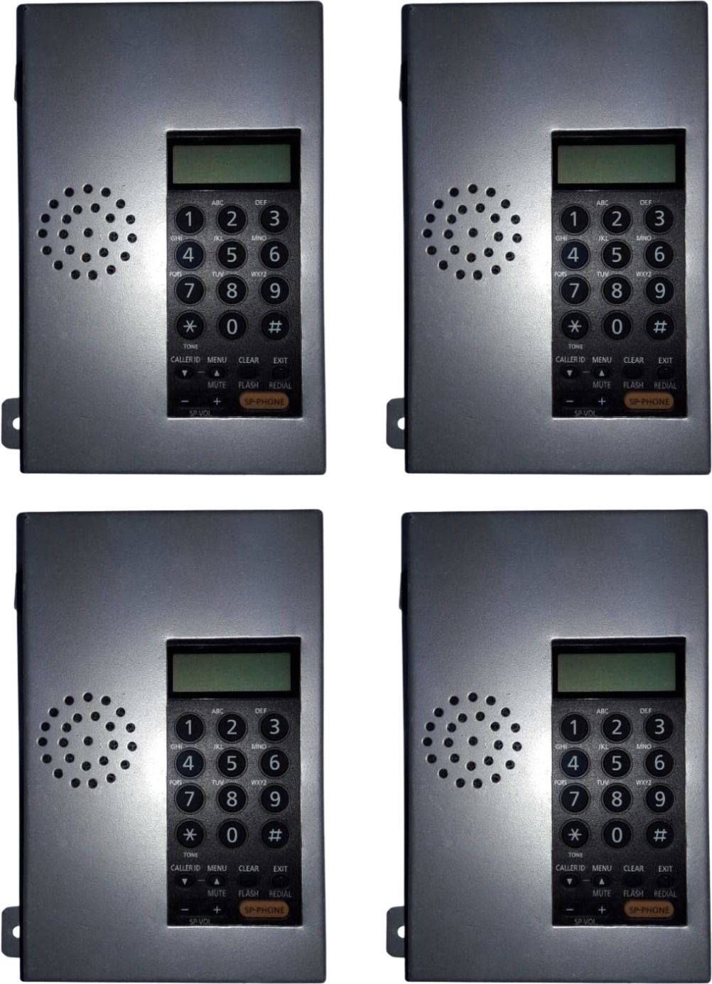 panasonic Speaker Lift Phone pack of 4 Cordless Landline Phone with Answering Machine-picture-3