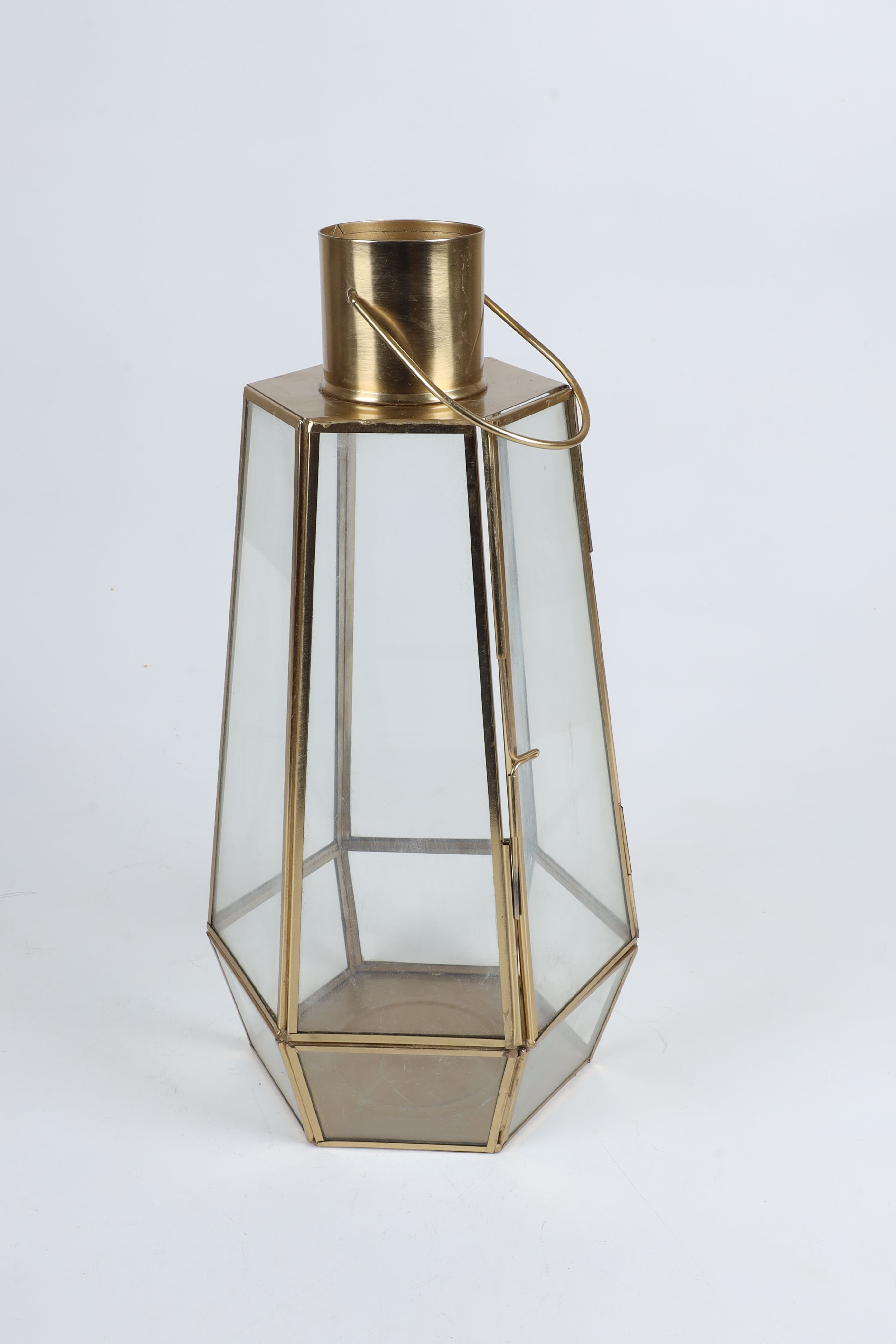 callisto LANTERN Gold Iron Table Lantern-picture-28