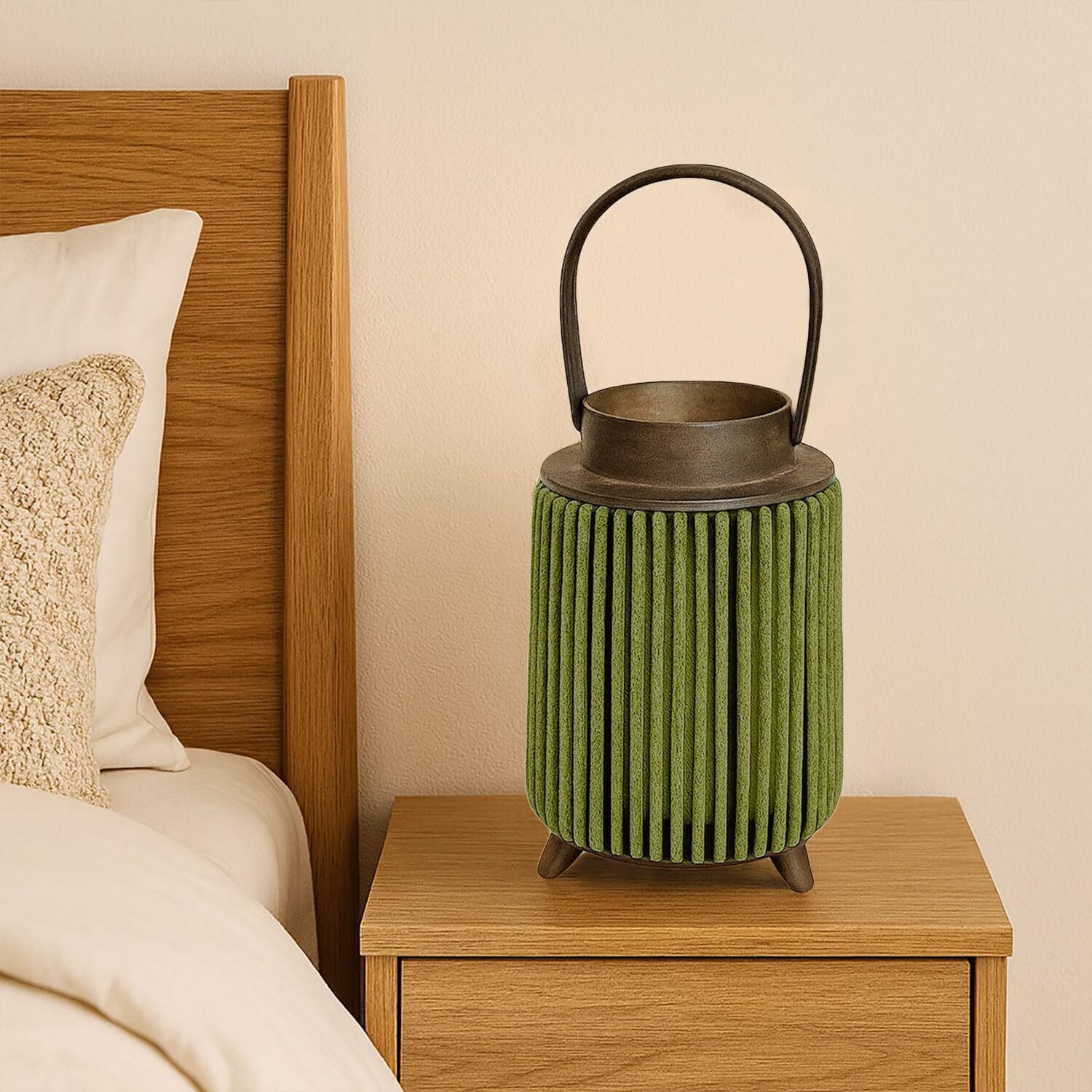 luxe home international Lx_Lamp_2025-331_Green Green Bamboo Hanging Lantern-picture-10