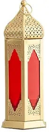 winscrafts Morrocan Red Iron Table Lantern-picture-21