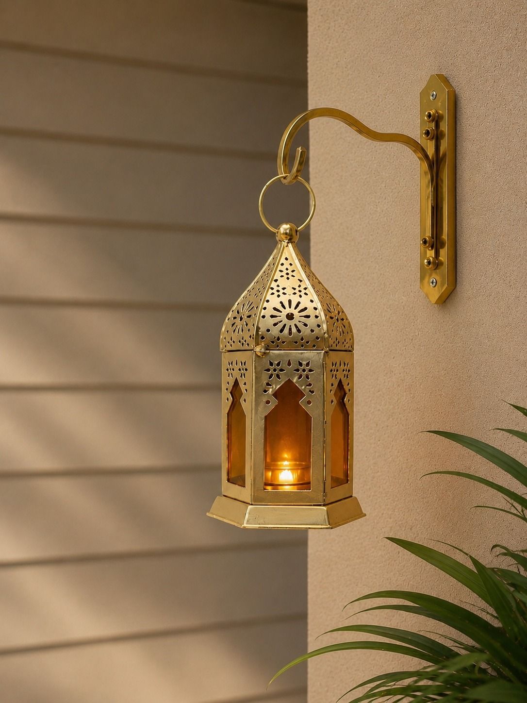 ags handicraft Gold Iron Hanging Lantern-picture-11