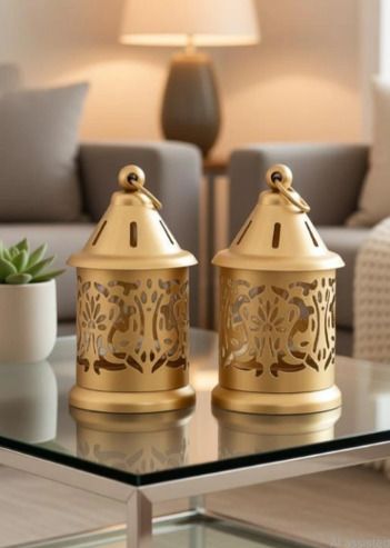 crafty creation 0095 Gold Metal Hanging Lantern-picture-30