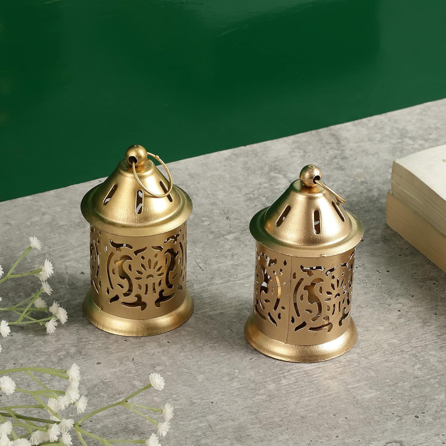 urban hamlet Gold Iron Table Lantern-picture-47