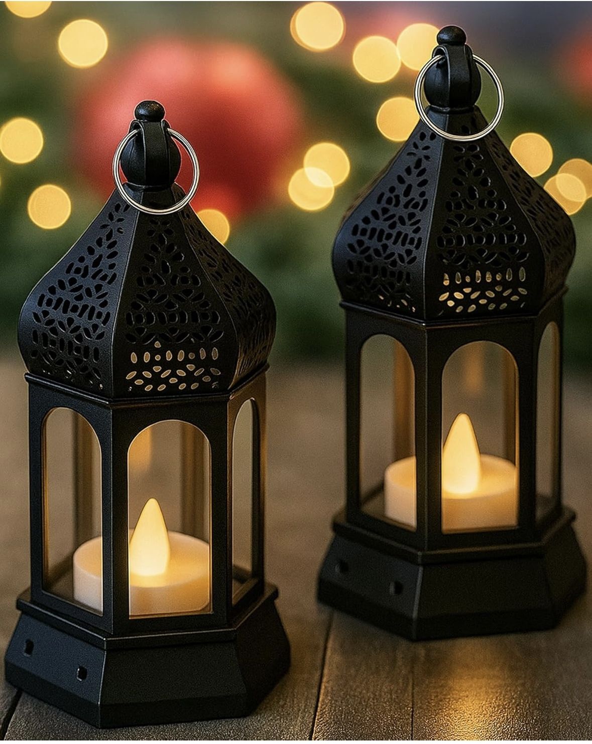 snuggle boxes Multicolor Plastic Table Lantern-picture-29