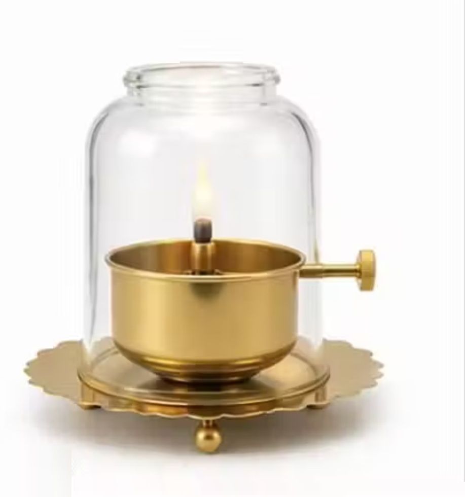 etrix services Gold Metal Table Lantern-picture-26